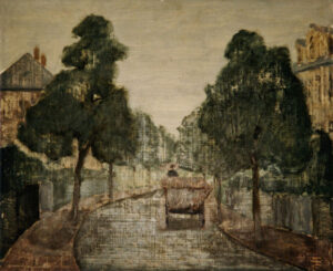 Alex Dose, Kleinzschachwitz, Öl auf Hartfaser, Dresden, Gotha, Erfurt