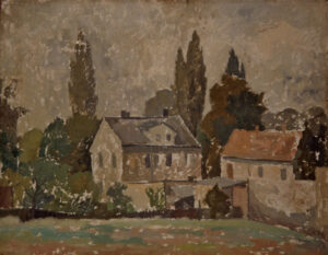 Alex Dose, Kleinzschachwitz, Öl auf Hartfaser, Dresden, Gotha, Erfurt