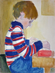 Alex Dose, Johannes, Aquarell, Dresden, Gotha, Erfurt