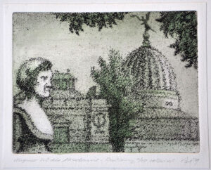 Alex Dose, Hochschule für Bildende Künste, Richard Wagner, Radierung, signiert, Dresden, Gotha, Erfurt