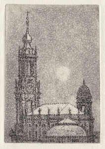 Alex Dose, Hofkirche Dresden, Radierung, Dresden, Gotha, Erfurt