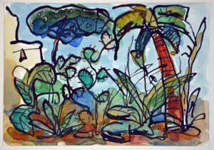 Alex Dose, Spanien, Tusche, Aquarell, Gotha, Erfurt, Dresden